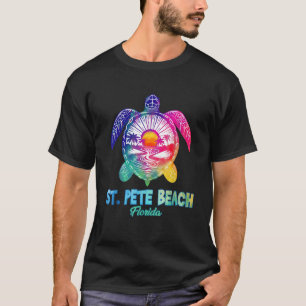 St Pete Beach Tie Dye Sea Turtle  Florida Vacation T-Shirt