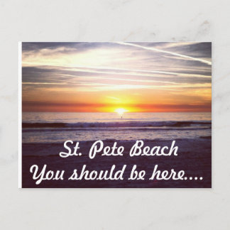 St. Pete Beach You Should Be Here... Postcard