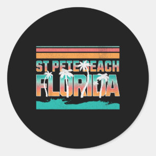St Pete Classic Round Sticker