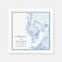 St. Pete Florida Map Elegant Wedding