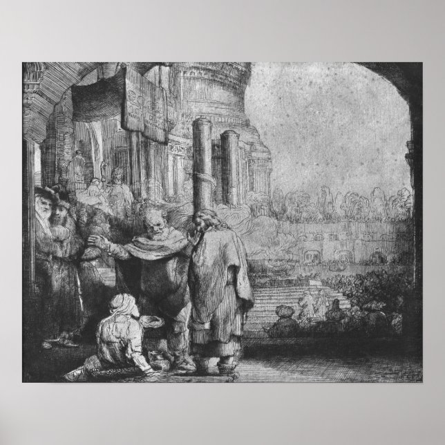 St. Peter and St. John Poster (Front)