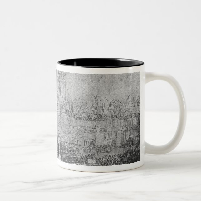 St. Peter and St. John Two-Tone Coffee Mug (Right)
