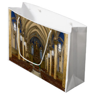 St Peter Catholic Church Painterly Large Gift Bag