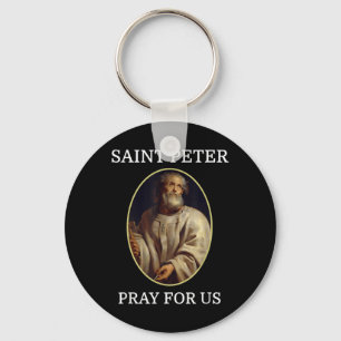 St. Peter Catholic Pope Saint Tee Papal Christian Key Ring