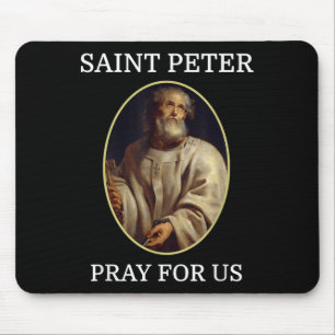 St. Peter Catholic Pope Saint Tee Papal Christian Mouse Pad