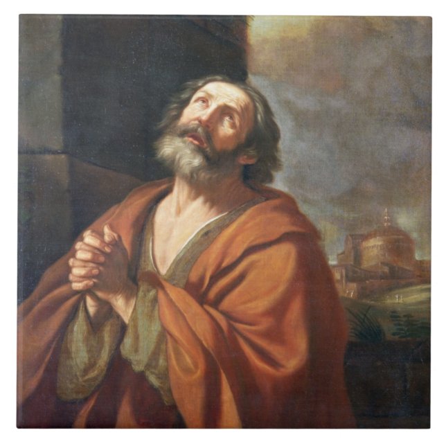 St. Peter Ceramic Tile (Front)