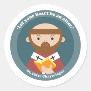 St. Peter Chrysologus Classic Round Sticker