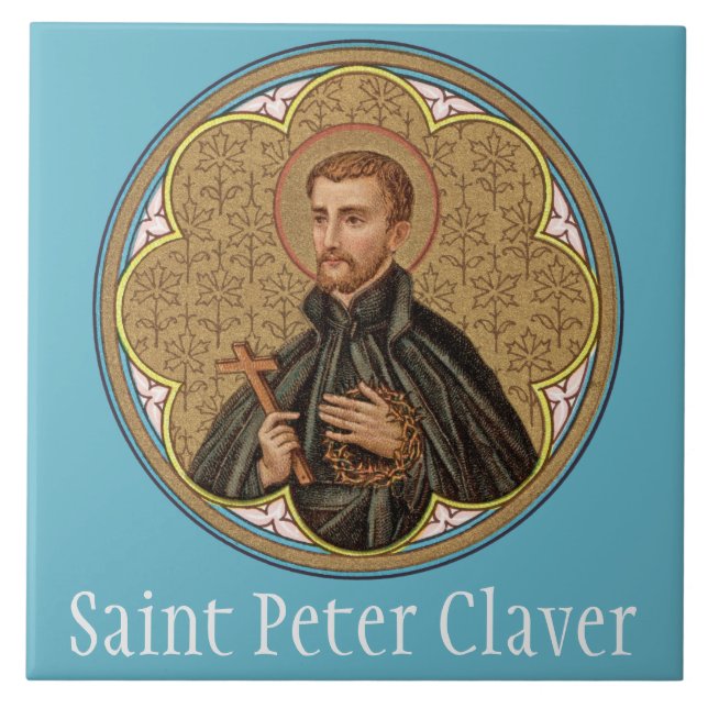 St. Peter Claver (BK 058) Ceramic Tile (Front)