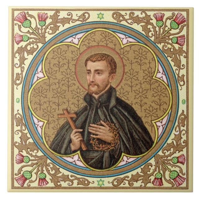 St. Peter Claver (BK 058) Ceramic Tile (Front)