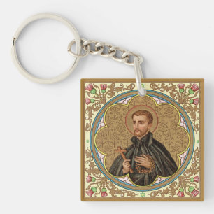 St. Peter Claver (BK 058) Square Key Ring