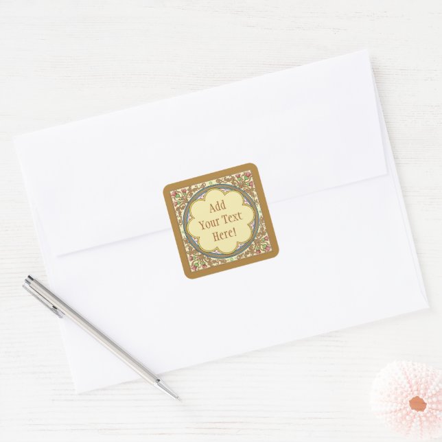 St. Peter Claver (BK 058) Square Sticker (Envelope)