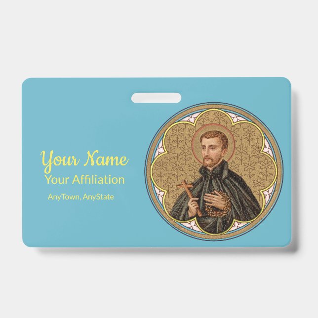 St. Peter Claver (BK 058; Style 1) ID Badge (Front)