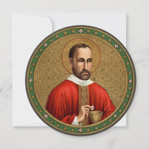 St. Peter Faber (BK 051) Round Greeting/Note Card