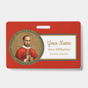 St. Peter Faber (BK 051; Style 2) ID Badge