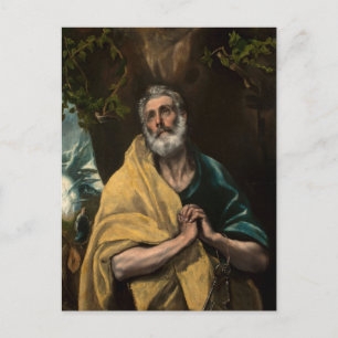 St. Peter in Tears by El Greco Postcard