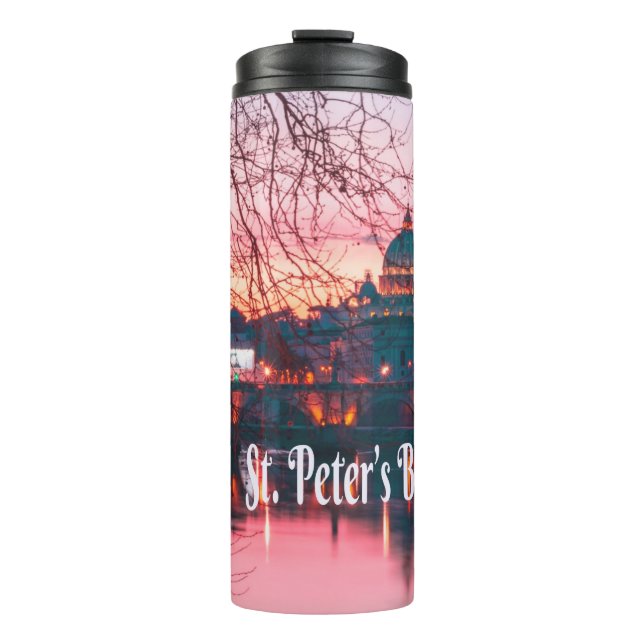 St. Peter’s Basilica, Rome, Italy Thermal Tumbler (Front)