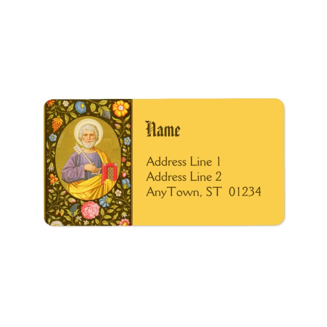 St. Peter the Apostle (PM 07) FB Add Label 2b (Front)