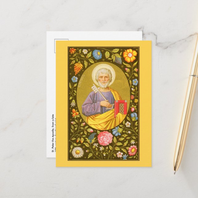 St. Peter the Apostle (PM 07) Postcard 1 (Front/Back In Situ)