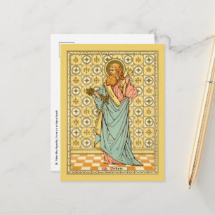 St. Peter the Apostle (RLS 14) Postcard 2