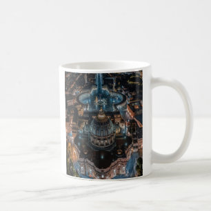 St Peter's Basilica and Square at Night Coffee Mug