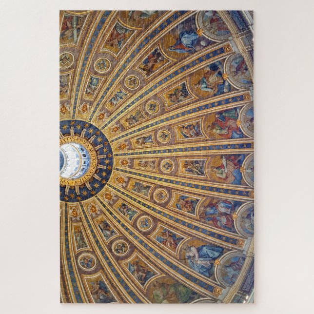 St. Peter's Basilica Ceiling Puzzle (Vertical)