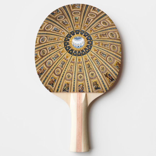 St. Peter's Basilica Dome - Vatican, Rome, Italy Ping Pong Paddle (Front)