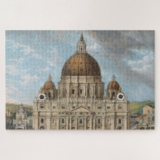 St Peter's Basilica in the Vatican City Jigsaw Puzzle (Horizontal)
