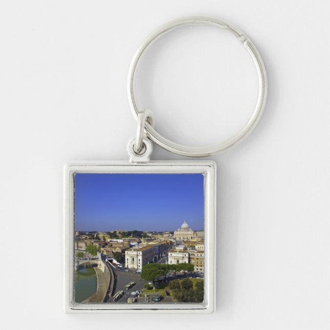 St. Peter's Basilica, State of the Vatican City Key Ring (Front)