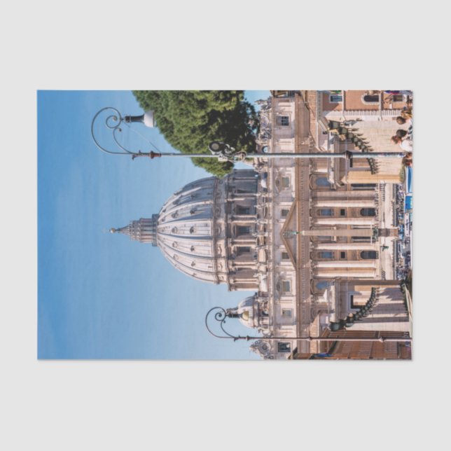 St. Peter's Basilica Tissue Paper (Front)