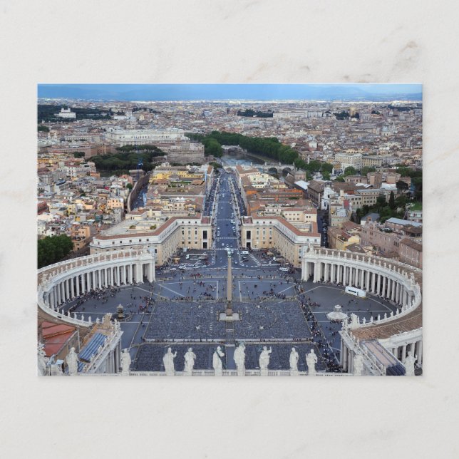 St. Peter's Basilica, Vatican City, Italy  Postcard (Front)