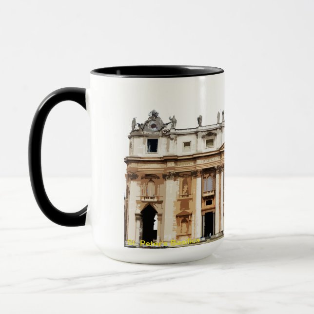 St. Peter's Basilica, Vatican City Mug (Left)