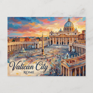 St. Peter's Basilica Vatican City Postcard