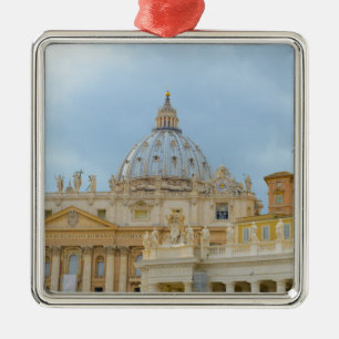 St. Peters Basilica Vatican in Rome Italy Metal Ornament