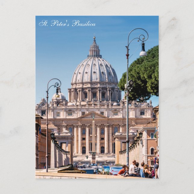 St. Peter's Basilica - Vatican Postcard (Front)