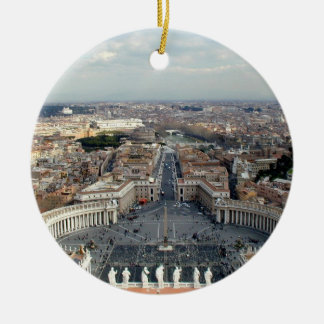 St. Peter's Basilica Views Ceramic Tree Decoration