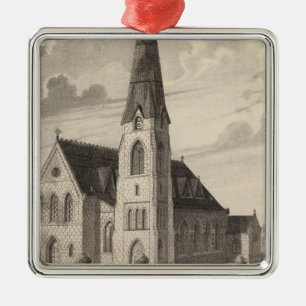 St Peter's Church and parochial residence Metal Tree Decoration