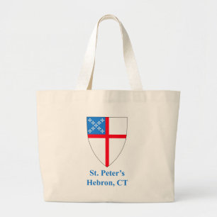 St Peter's Episcopal Shield Jumbo Tote Bag