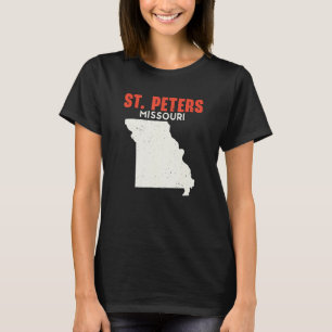 St Peters Missouri USA State America Travel Misso T-Shirt