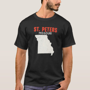 St Peters Missouri USA State America Travel Missou T-Shirt