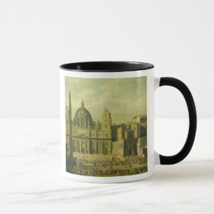St. Peter's, Rome, 1630 (oil on canvas) Mug