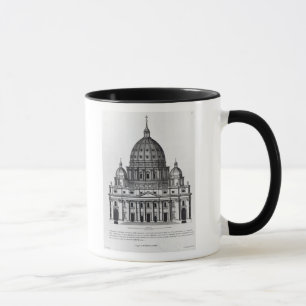 St. Peter's, Rome, engraved by C. Campbell Mug
