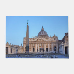 St. Peter's Square in Vatican City - Rome, Italy Doormat