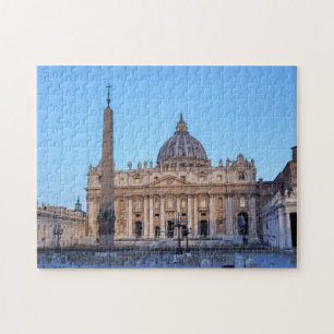 St. Peter's Square in Vatican City - Rome, Italy Jigsaw Puzzle