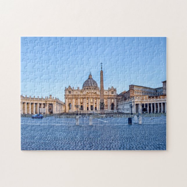 St. Peter's Square in Vatican City - Rome, Italy Jigsaw Puzzle (Horizontal)