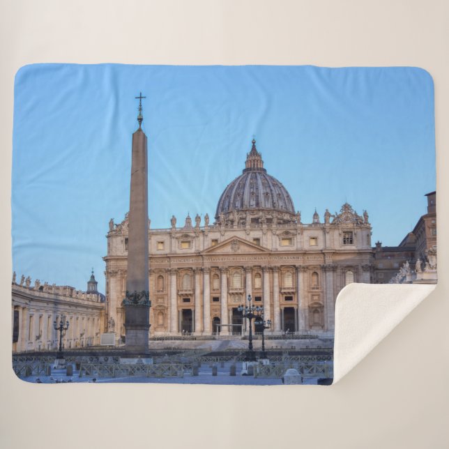 St. Peter's Square in Vatican City - Rome, Italy Sherpa Blanket (Front (Horizontal))