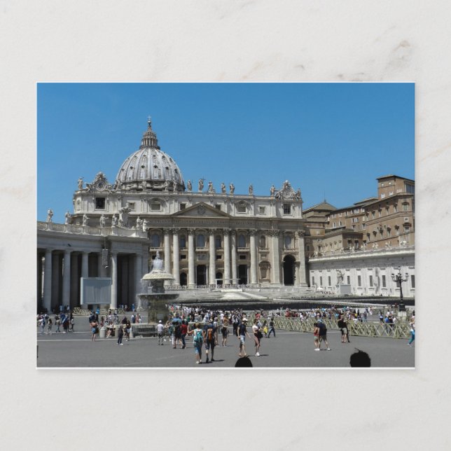 St. Peter's Square, Rome Postcard (Front)