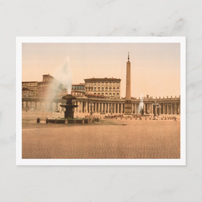 St Peter's Square, Vatican City Postcard (Front)