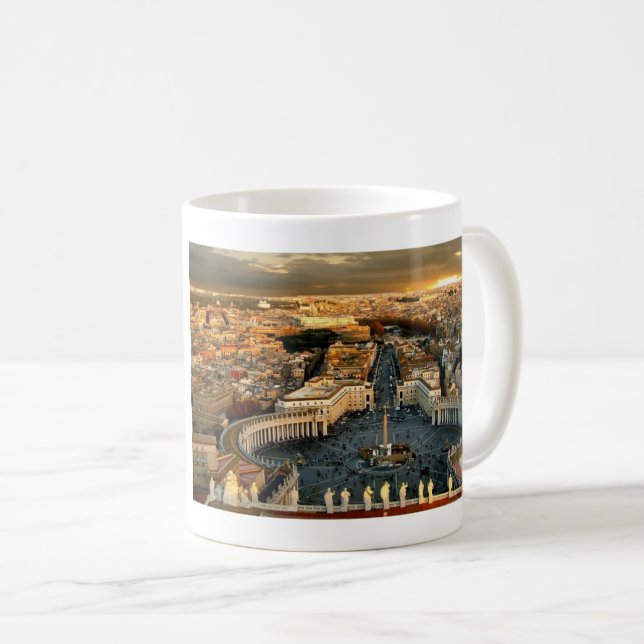 St Peter's Square Vatican Coffee Mug (Front Right)