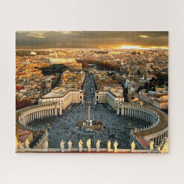 St Peter's Square Vatican Jigsaw Puzzle (Horizontal)