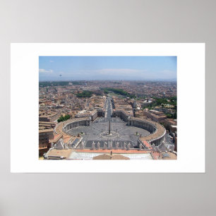 St. Peter's view, Rome Poster